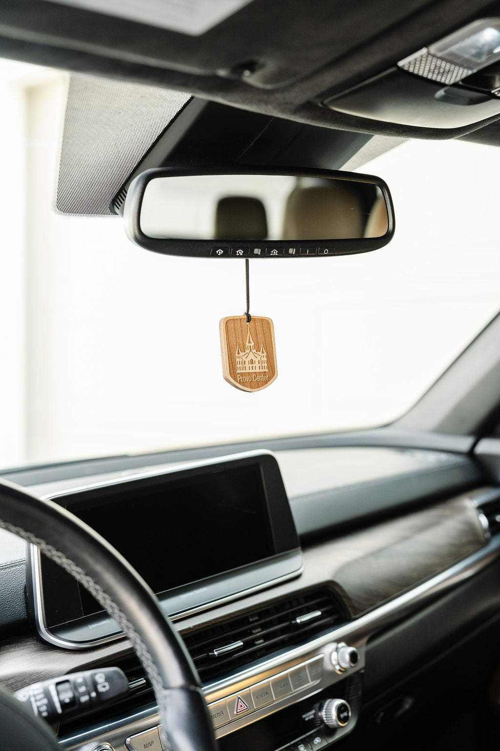 Provo City Center Temple Wooden Car Ornament