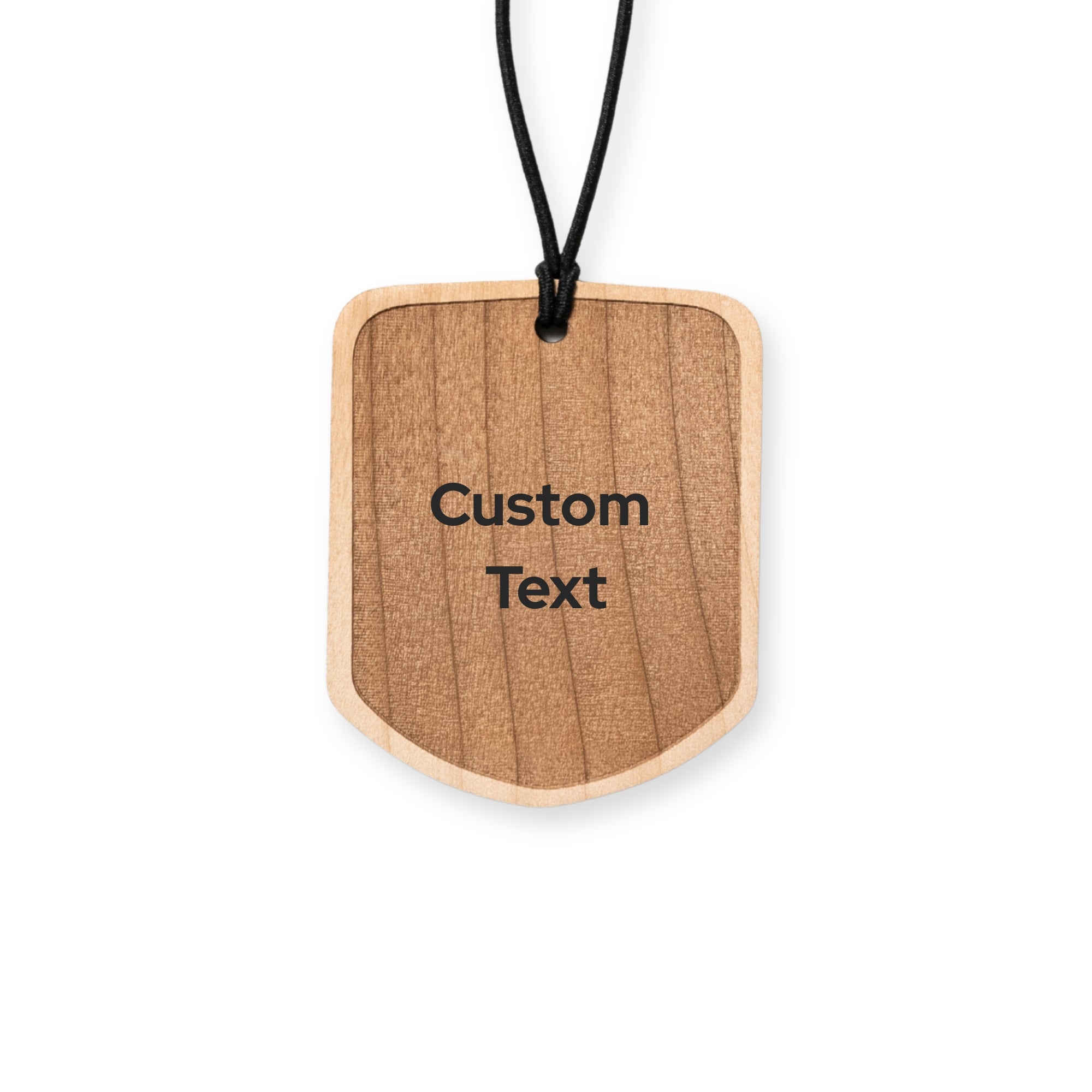 Custom Temple Wooden Car Ornament